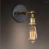 Lampa ścienna Nordic retro lampy vintage loft światła E27 Industrial Home Deco Agregatory Oświetlenie Luminaria