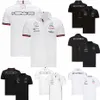 Nya F1 Polo Shirts Formel 1 Racing T-shirts Team Lapel Kort ärmbilar Fans överdimensionerade T-shirt Summer Breattable Motocross Jerse240b