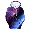 Men's Hoodies Black Pouring Milk Starry Paint Bucket 3D Print Hoodie Men Bluzy Dla Par Hooded Sweatshirts Harajuku Jackets Streetwear Coats