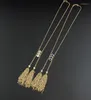 Pendant Necklaces Tassel Necklace Jewelry Double Long Glass Stone For Women