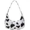 Sacs de soirée Retro Women Animal Pattern Print Sac à bandoulière Casual Hobos Shape Underarm