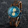 Other Watches BOBO BIRD Wood Watch Men Business Quartz Engraved Wooden Chronograph Wristwatch with Date Display Custom reloj madera 230729