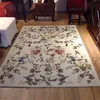 Dywany europejskie dywany salon dywaniki z kwiatem domów domowych i sofy stolik kawowy mat anty slip podłoga badanie dywan 230729