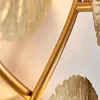 Стеновая лампа Nordic Gold Lotus Level Light Retro Design для промышленного декора из нержавеющей стали
