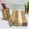 Dekorativa blommor kransar 50st multisize runda fyrkantiga bambu pinnar diy handplan gör modelleringsmaterial handgjorda byggnadsmodell material 30 cm lång 230729
