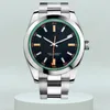 Relógios masculinos de negócios de luxo Relógios de máquinas automáticas 41MM Aço inoxidável Super Luminous Relógios de pulso femininos à prova d'água Preto azul mostrador branco
