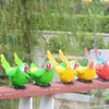 Décorations de jardin Perroquet Ornement Décoratif Résine Sculpture Creative Réaliste Animal Miniatures Micro Paysage Décor Pour Cour