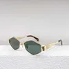 Okulary przeciwsłoneczne projektant okularów przeciwsłonecznych Occhiali Sole Uomo Vintage Bling Okulary przeciwsłoneczne CL40235U RETRO Modele okular