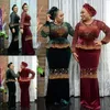 Etniska kläder sammet Autumn Winter Africa Muslim Long Maxi Dress High Quality Fashion African Lady Dresses for Women252h