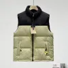 Mens gilet puffer bodywarmer designer vest vêtements d'extérieur pour femmes automne et hiver noir luxe matériel de plumes d'oie manteau lâche manteau tendance de la mode