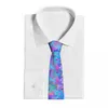 Bow Ties Magic Mushrooms slipsar unisex mode polyester 8 cm smal nack slips för män tillbehör cravat cosplay rekvisita