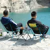 Kampmeubilair Strandstoelen Campingstoel Lichtgewicht Outdoor Opvouwbare Toeristische Draagbare Maan Luchtvaart Aluminium Buis Lazy Man