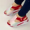 Sandals Fish Mouth Wedge Platform's Platform's Platform Solid Color Fashion Ladies Slifors Simpatico per esterni Female Casual Beach