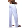 Men's Sleepwear Yoga ice silk mens casual Sexy loose home pants sport Comfortable Smooth pajamas Silky man panties plus size 297A