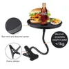 Support de voiture porte-gobelet plateau alimentaire collations boisson Burgers frites montage organisateur accessoires réglable mobile Table291N