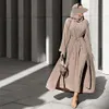 Etnische Kleding Handwerk Kralen 3 Stuk Moslim Set Bijpassende Outfit Gerimpelde Crêpe Open Abaya Kimono Lange Mouw Jurk Wikkelrok D310w