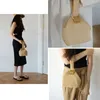 الأكياس المسائية من الكتان غير الرسمي قش راتان نساء اليدين Wicker منسوج الكتف Crossbody Bag Summber Beach Bali محافظ سيدة صغيرة حمل 230729