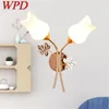 Wall Lamp WPD Lamps Contemporary Creative LED Sconces Lights Flower Shape Indoor For Home Bedroom