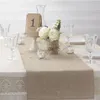 35 cm x 10m Hessian Burlap Rustic Wedding Decorations Decoration Burlap Vintage Craft Burlap Hessian Table Runner Roll Vintage Jute286R