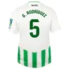 202324 Mens Real Tshirts Betis Soccer Jerseys 2024 Isco Saltimira Joaquin Fekir Biglesias Camicia Mens Aguardado Aitor r Portiere Gk Uniforme da calcio Kit per bambini