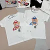 Sommer Luxus Kleidung Kinder T-shirts Neugeborene Baby Mädchen Jungen Tier Druck 100% Baumwolle T-shirts für Kinder Kurzarm Tops Kinder kleidung