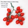 Decoratieve Bloemen 1Pc Nep Fruit Simulatie Cherry Tomaten Home Party Decor Pography Prop Kunstmatige String Foam Props