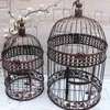 Bird Cages Modern Metal Cage European Wrought Iron Wedding Decoration Flower Ornaments Pot Succulent 230729