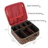 Toiletry Kits Makeup Bag for Women Checkered Travel Case Cosmetic Organizer Tools Jewelry 230729