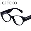 Sunglasses Anti Blue Light Oval Prescription Glasses Women Fashion Trend Black Reading Simplicity Double Color Presbyopia Eyewear