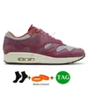 المصمم 1 87 أحذية الجري Big Bubble Sport Red Patta Waves Rush Maroon Dirty Denim Varsity Gray Obsidian Rush Pink Mens Designer Sneakers Womens Sports Trainers