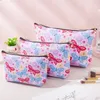 Trousses de toilette Étanche PU Impression Cosmétique Sac Femmes Make Up Case Voyage Beauté Lavage Organisateur Pochette De Rangement Bain 230729