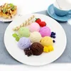 Dekorativa blommor Simulering Glass Boll Modell Fake Sweet Cone Dessert Shop Lifelike Decor Pography Props Food Ornament