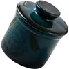 Płytki ceramiczne masło jar terrarium szklany talerz Zestaw naczynia Uchwyt Ceramika Keeper Bell