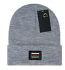 Ny g g brev stickade hattar skalle mössor beanies kvinnor tjock mössa