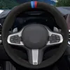 Koło kierownicze samochodowe czarny ręcznie zszyty zamsz na BMW M Sport G30 G31 G32 G20 G21 G14 X3 G15 G16 G01 X4 G02 X5 G05308M