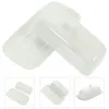 Dinnerware Sets Plate Exquisite Butter Tray Lid Western Style Dish Ceramics Storage Container Holder White Cover