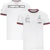 2021夏F1 F1フォーミュラワン短袖TシャツチームW11レーシングスーツカジュアルラウンドネックTシャツ同じパラグラフ304Kでカスタマイズ