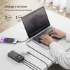 La banque d'alimentation mobile prend en charge le chargement sans fil Banque d'alimentation pour ordinateur portable Portable USB C PD QC Charge rapide Chargeur de batterie externe à 3 sorties MacBook Dell Tablette L230824