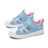 Chaussures décontractées d'été pour filles sandales nouvelle semelle souple baskets respirantes pour enfants rose bleu mode conseil formateurs chaussures de plage