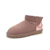 Women Mini Snow Boot Over the Knee Boots Boot Classic Suede Keep Warm Plush Chesut Grey Pink Men Women 5822 Designer Ankle Booties Slippers
