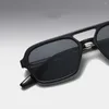 Sunglasses 6 Sides Retro Polarized Sun Glasses Mirror Custom Made Myopia Minus Prescription Lens -1 To -6