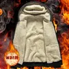 Men's Hoodies Mens Outerwear Warm Thick Winter Fleece Tracksuit Men Hooded Sweatshirt Jogging Male Sportswear Coats Outwears Tops 4XL