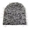 Bollkapslar Sensiga och eleganta huvudskydd Autumn Winter Beanie Sticked Hat Multifunktion Portable Protective Decorations Supply