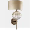 Wandlamp Amerikaanse retro stoffen lampenkap moderne woonkamer studeerkamer kantoor minimalistische woonaccessoires slaapkamer nachtkastje licht