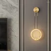 Wandleuchte BROTHER Zeitgenössisches Kupferlicht LED 3 Farben Messing Gold Wandleuchte Kreatives Geweih Dekor für Zuhause Wohnzimmer Schlafzimmer