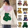 Grote cartoon alles met beer naaien doek decoratie hoodie jas reparatie kleding patch accessoires applique Hand naaien2294