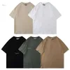 Ess 1977 77 Desiger Tij Mes T Shirts Borst Brief Lamiated Prit Korte Mouw Casual T-shirt 100% Pure Cotto Tops voor Me Ad 02