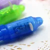 Partihandel Creative Magic UV Light Pen Invisible Ink Pennor Roliga Aktivitetsmarkör Skol Stationery Supplies för barngåvor Ritning