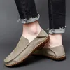 Gai Dress Genuine Men Loafers Cow Leather Casual Shoes Man 소프트 스프링 모카신 플러스 크기 38-48 Tenis Masculinos 230729 Gai