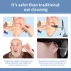 Kulak Bakımı Tedarik Elektrikli Temizleyici Kiti Sağlık Su Sulama Yetişkinler için Otomatik Kulak Kazısı Çıkartma Çocuk Kanalı Yıkama 4 Basınç Modu 230729
